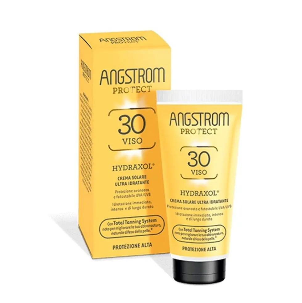 Angstrom Protect Hydraxol SPF30 Viso Crema Solare Ultra Idratante, 50ml