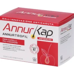 Annurkap Advanced Integratore alimentare anticaduta per capelli, 120 capsule