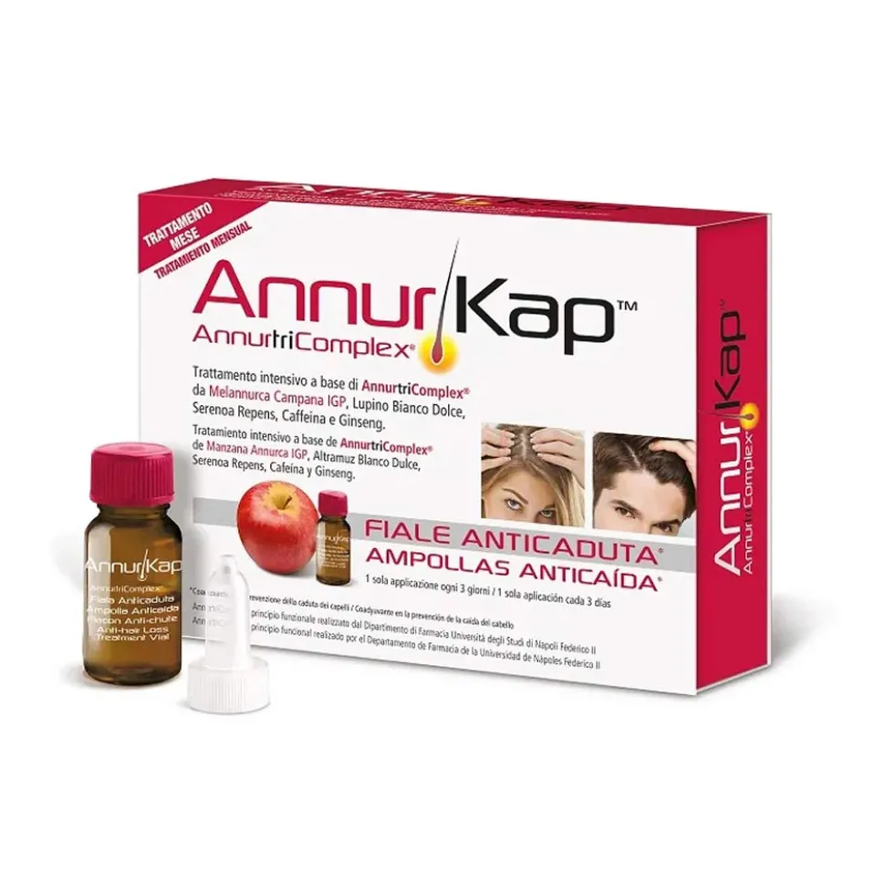 Annurkap Fiale Anticaduta Capelli Fortificante Energizzante, 10 Fiale
