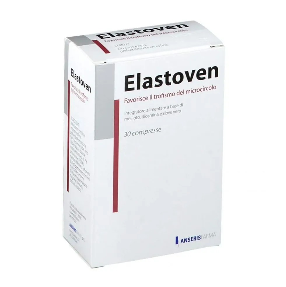 Anseris Farma Elastoven Integratore Circolazione e Microcircolo, 30 Compresse