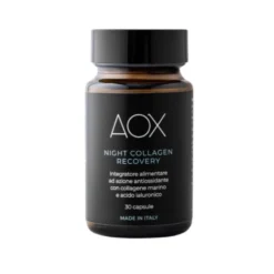 AOX Night Collagen Recovery Integratore Alimentare ad azione Antiossidante, 30 capsule