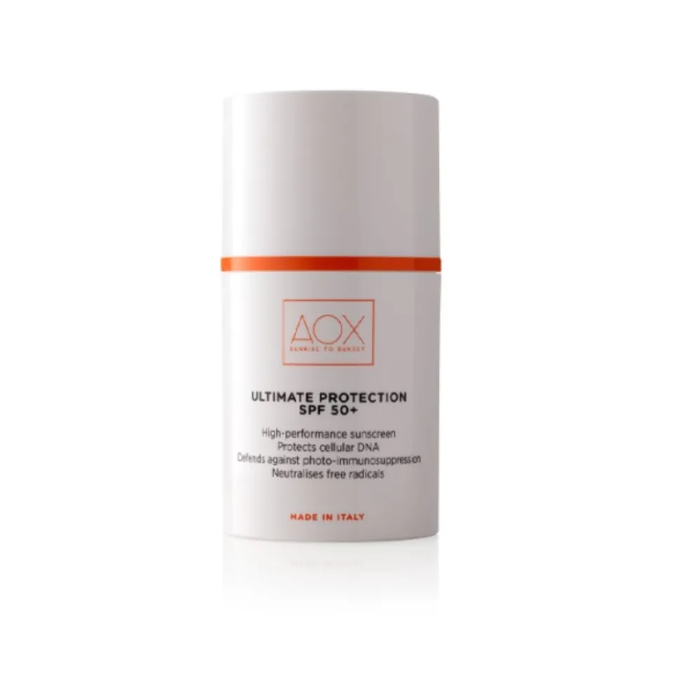 AOX Ultimate Protection Protezione Solare Viso SPF50, 50ml