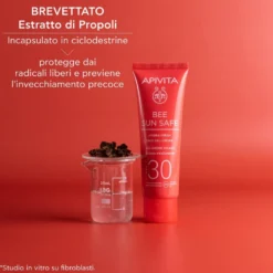 Apivita Bee Sun Safe - Hydra Fresh Crema Gel Viso SPF30, 50ml