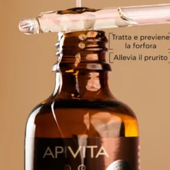 Apivita Dandruff Relief - Olio Sollievo Forfora Cuoio Capelluto Secco, 50ml