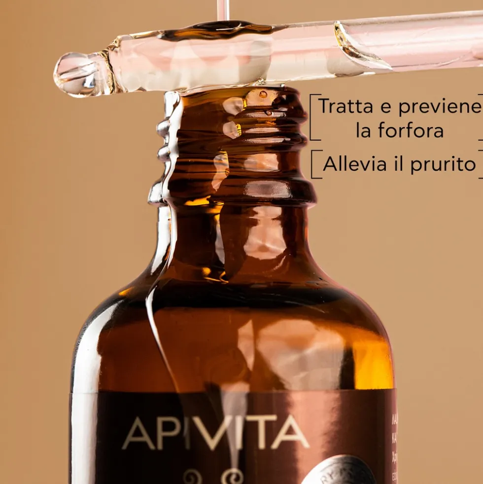 Apivita Dandruff Relief - Olio Sollievo Forfora Cuoio Capelluto Secco, 50ml