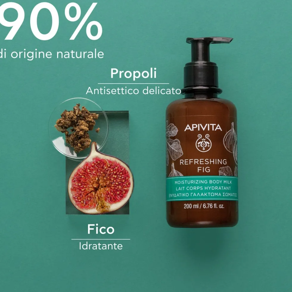 Apivita Refreshing Fig - Latte Corpo Idratante al Fico, 200ml