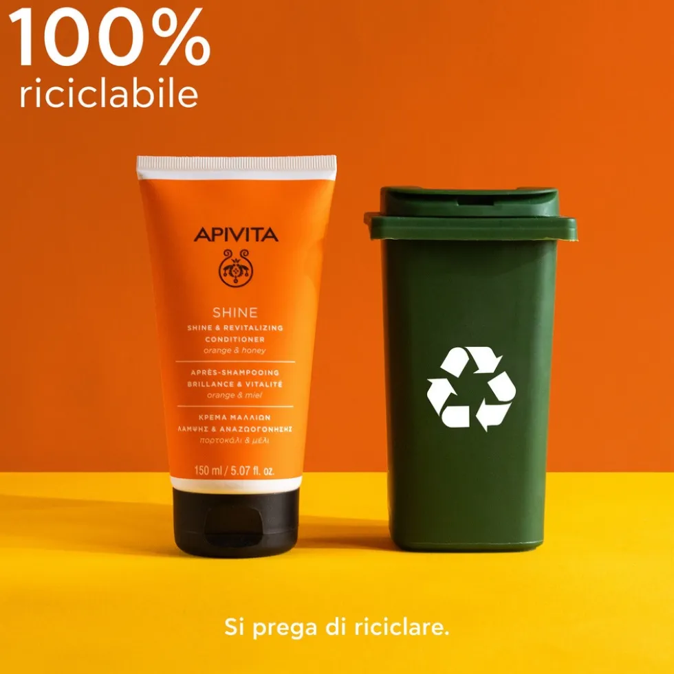 Apivita Shine - Conditioner Balsamo Illuminante Rivitalizzante, 150ml