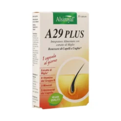 A29 Plus Integratore Alimentare Capelli e Unghie, 30 capsule