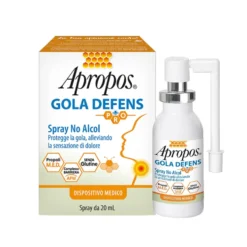 Apropos Gola Defens Pro - Spray per la gola senza alcol contro dolore e irritazione, 20 ml