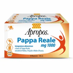 Apropos Pappa Reale 1000 mg - Integratore ricostituente per l'energia e la vitalità, 10 flaconcini