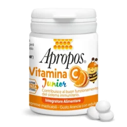 Apropos Vitamina C Junior Integratore Alimentare Sistema Immunitario, 30 compresse masticabili