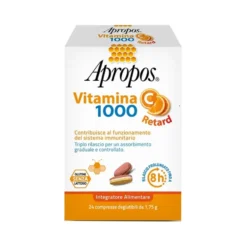 Apropos Vitamina C 1000 Retard Integratore a Rilascio Prolungato, 24 Compresse