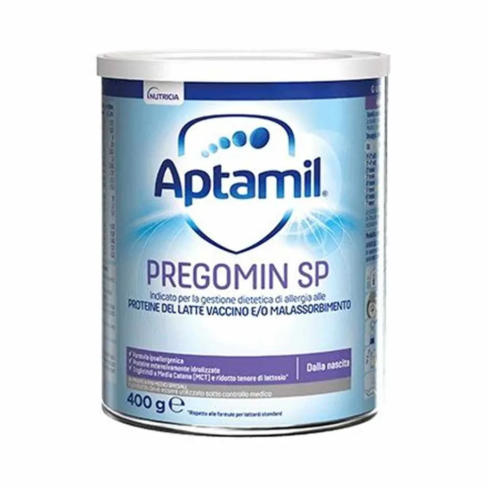 Aptamil Pregomin SP dalla Nascita Allergia alle Proteine del Latte o Malassorbimento, 400g