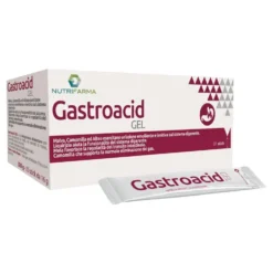 Aqua Viva Gastroacid Gel - Integratore alimentare contro l'acidità e il reflusso, 20 stick da 15 g