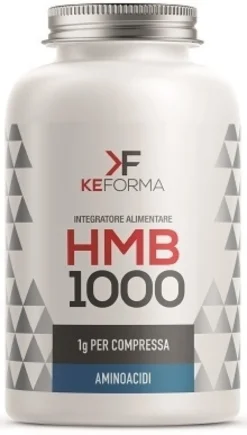 Aqua Viva KeForma - Hmb 1000 Integratore per il recupero e la massa muscolare, 100 compresse