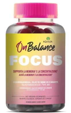 Aquilea On Balance - Focus Integratore Memoria e Concertazione, 60 Gummies