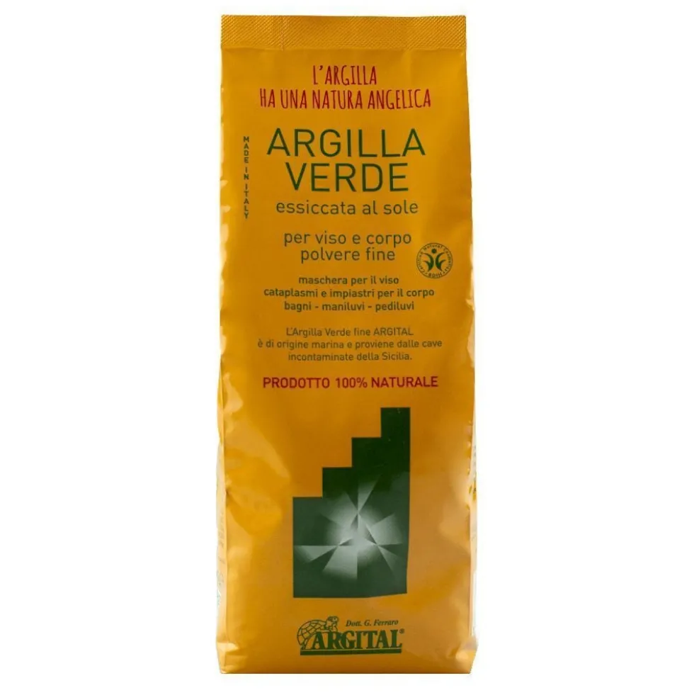 Argital Argilla Verde Fine per Viso e Corpo, 1Kg