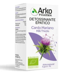 Arkopharma Arkocapsule Cardo Mariano - Integratore bio per il benessere del fegato, 45 capsule