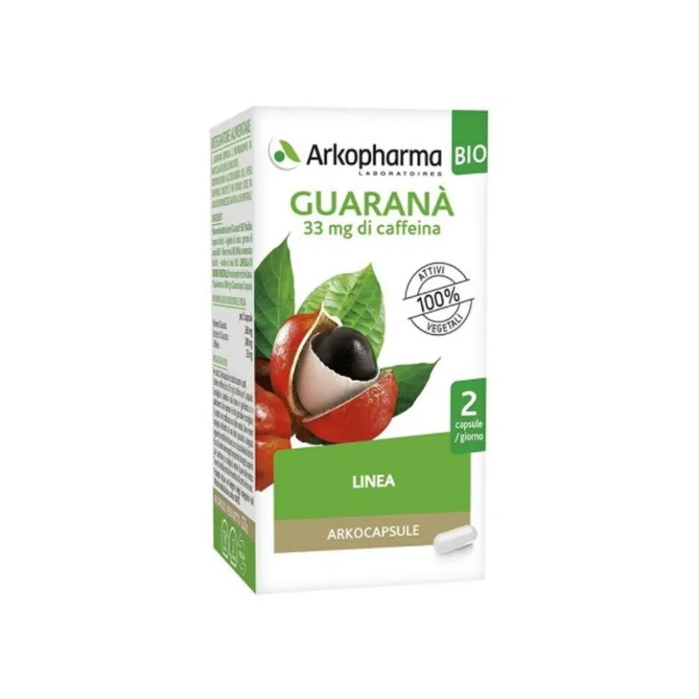 Arkopharma ArkoCapsule Guaranà - Integratore per il metabolismo e l'equilibrio del peso, 40 capsule