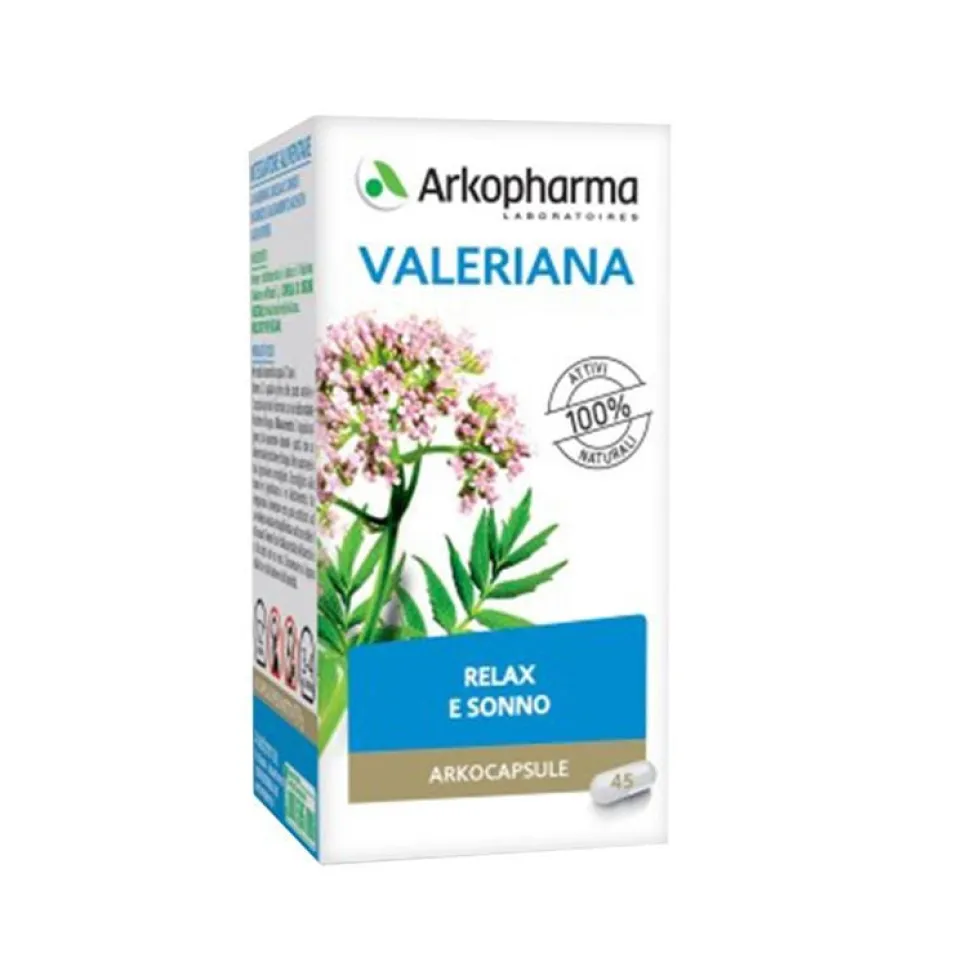 Arkopharma Arkocapsule - Valeriana Integratore alimentare per il sonno e il rilassamento, 45 capsule