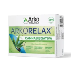 Arkopharma Arkorelax - Cannabis Sativa Integratore Alimentare, 30 Compresse
