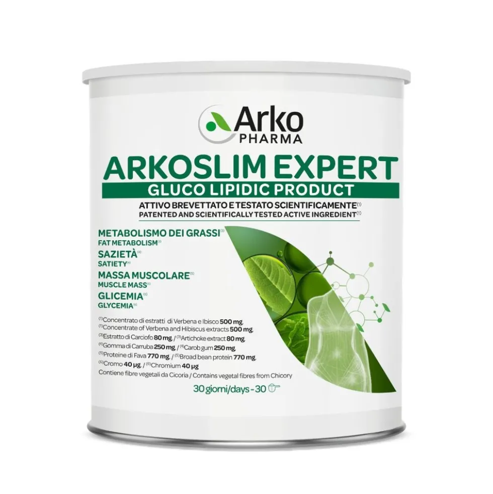 Arkopharma Arkoslim Expert GLP-1 - Integratore per la sazietà e il metabolismo dei grassi, 270 g