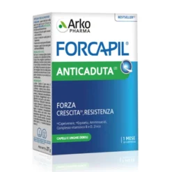 Arkopharma Forcapil - Anticaduta Integratore per Capelli e Unghie, 30 Compresse