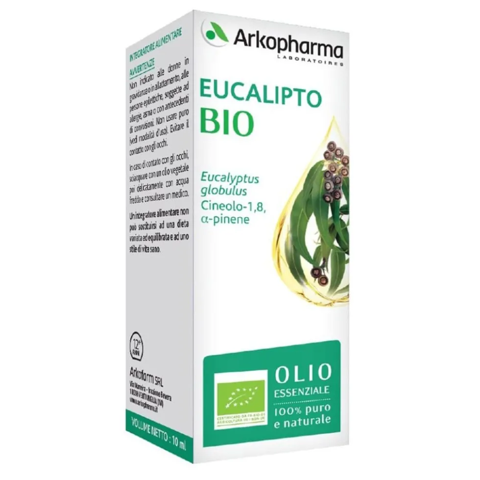 Arkopharma Olio Essenziale Eucalipto Bio, 10ml