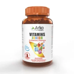 ArkoPharma Vitamins Junior 9 Vitamine Gusto Frutti Rossi, 60 Caramelle Gommose