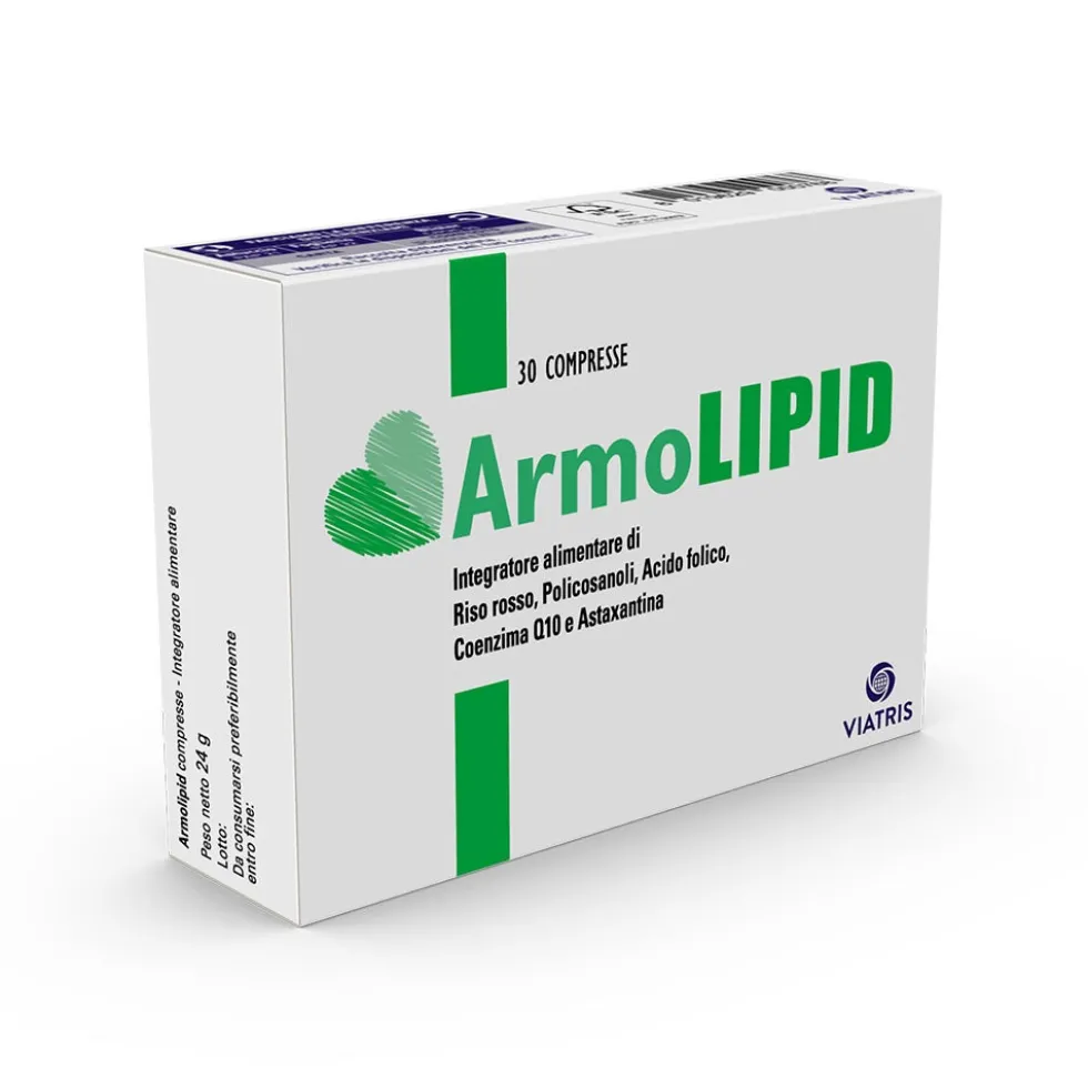 ArmoLipid Integratore Alimentare contro il Colesterolo, 30 Compresse
