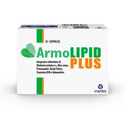 ArmoLipid Plus Integratore Alimentare con Riso Rosso, 30 Compresse