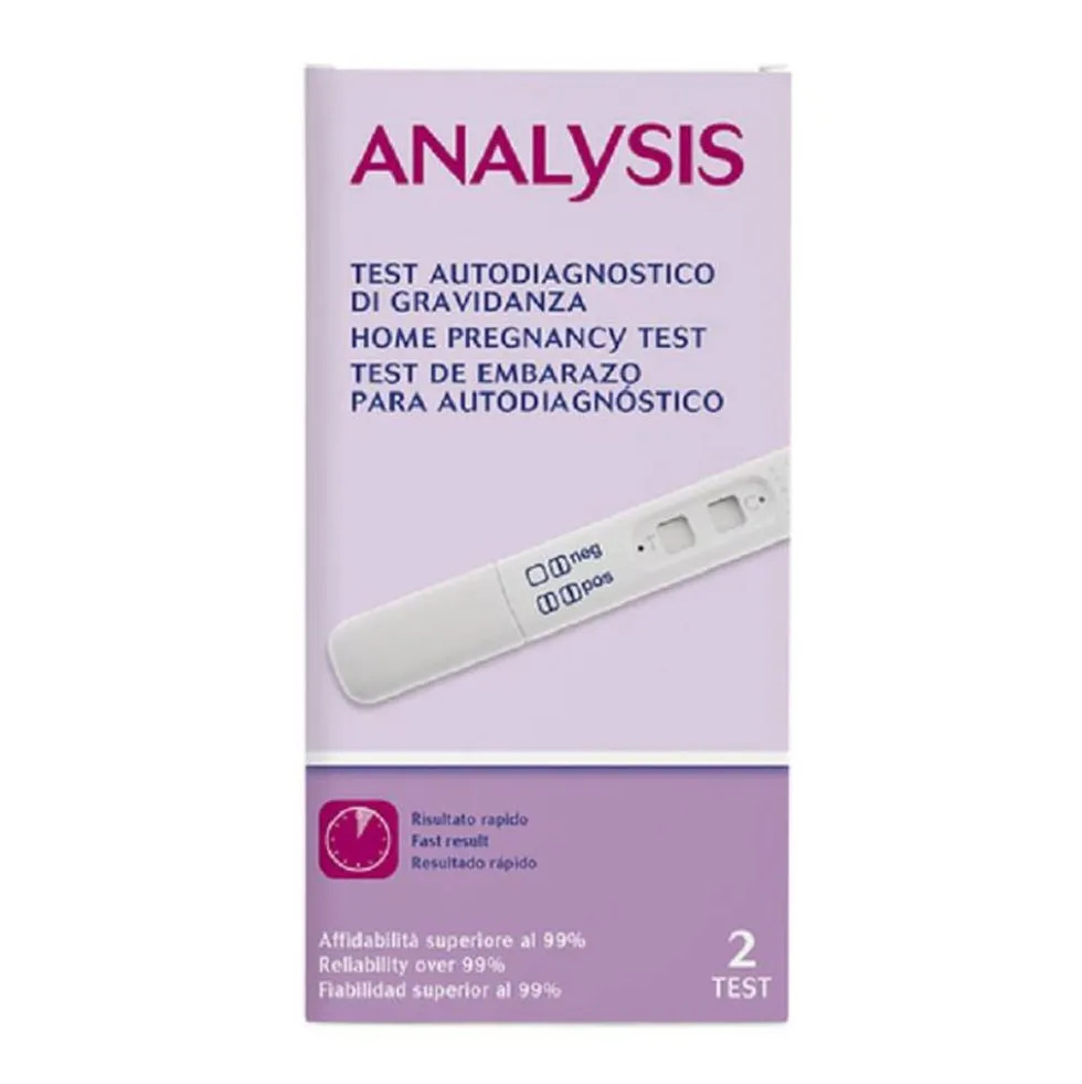 Artsana Analysis Test Autodiagnostico di Gravidanza, 2 Pezzi