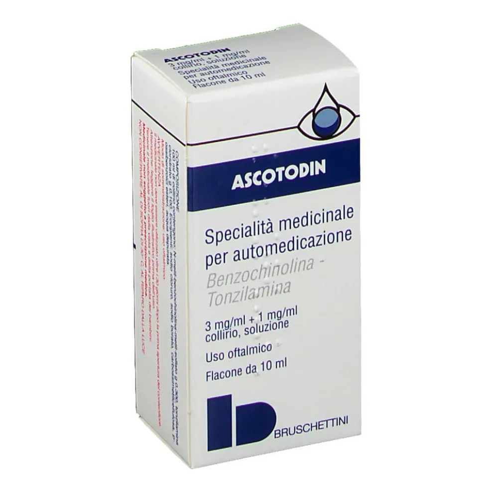 Ascotodin 3 Mg/Ml + 1 Mg/Ml Collirio, Soluzione