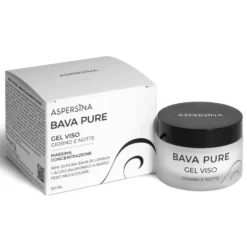 Aspersina Bava Pure - Il gel viso Pharmalife Research idratante e riparatore, vaso da 50 ml
