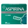 Aspirina in Granuli Senza Acqua Antidolorifico e Antinfiammatorio per Mal di Testa, 20 Bustine