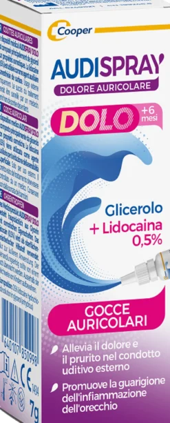 Audispray Dolo - +6m Gocce Auricolari per il Dolore Bambini, 7g