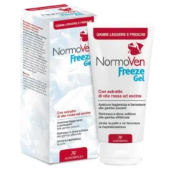 Aurobindo Normoven Freeze - Gel rinfrescante per il microcircolo e le gambe pesanti, 150 ml
