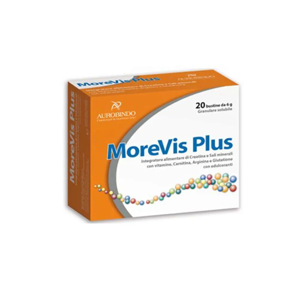 Aurobindo Pharma Morevis Plus Integratore Alimentare, 20 Bustine
