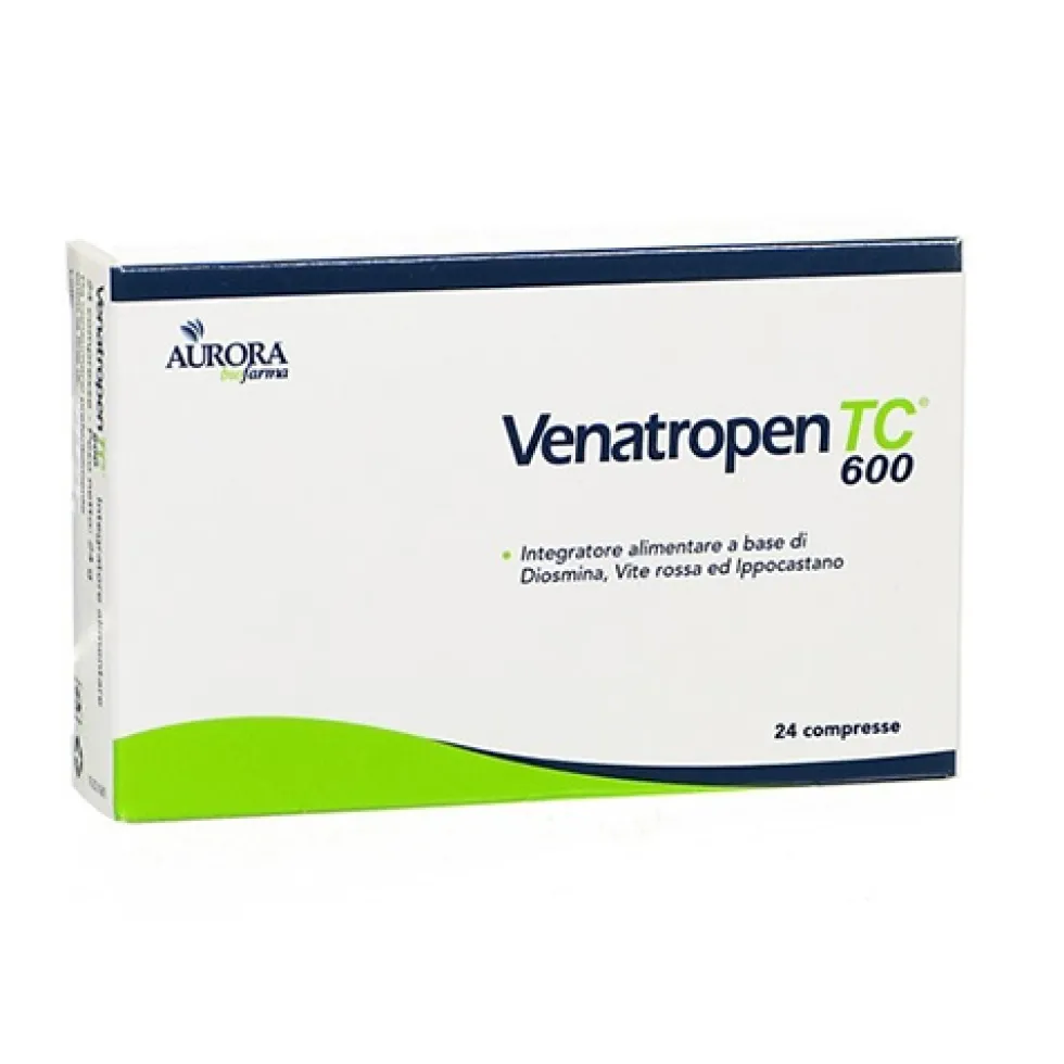 Aurora Biofarma Venatropen Tc 600 Integratore Alimentare 24 Compresse