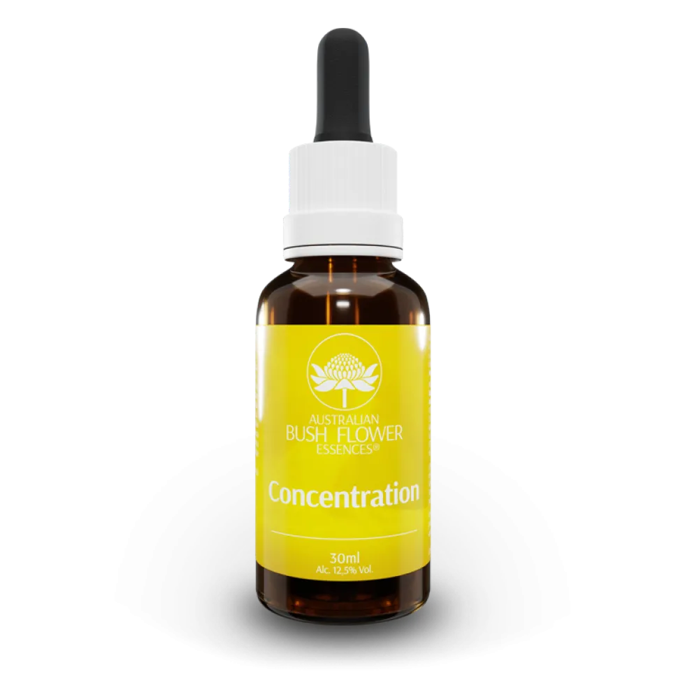 Australian Bush Flower Concentration - Eessenze floreali per la concentrazione, 30 ml