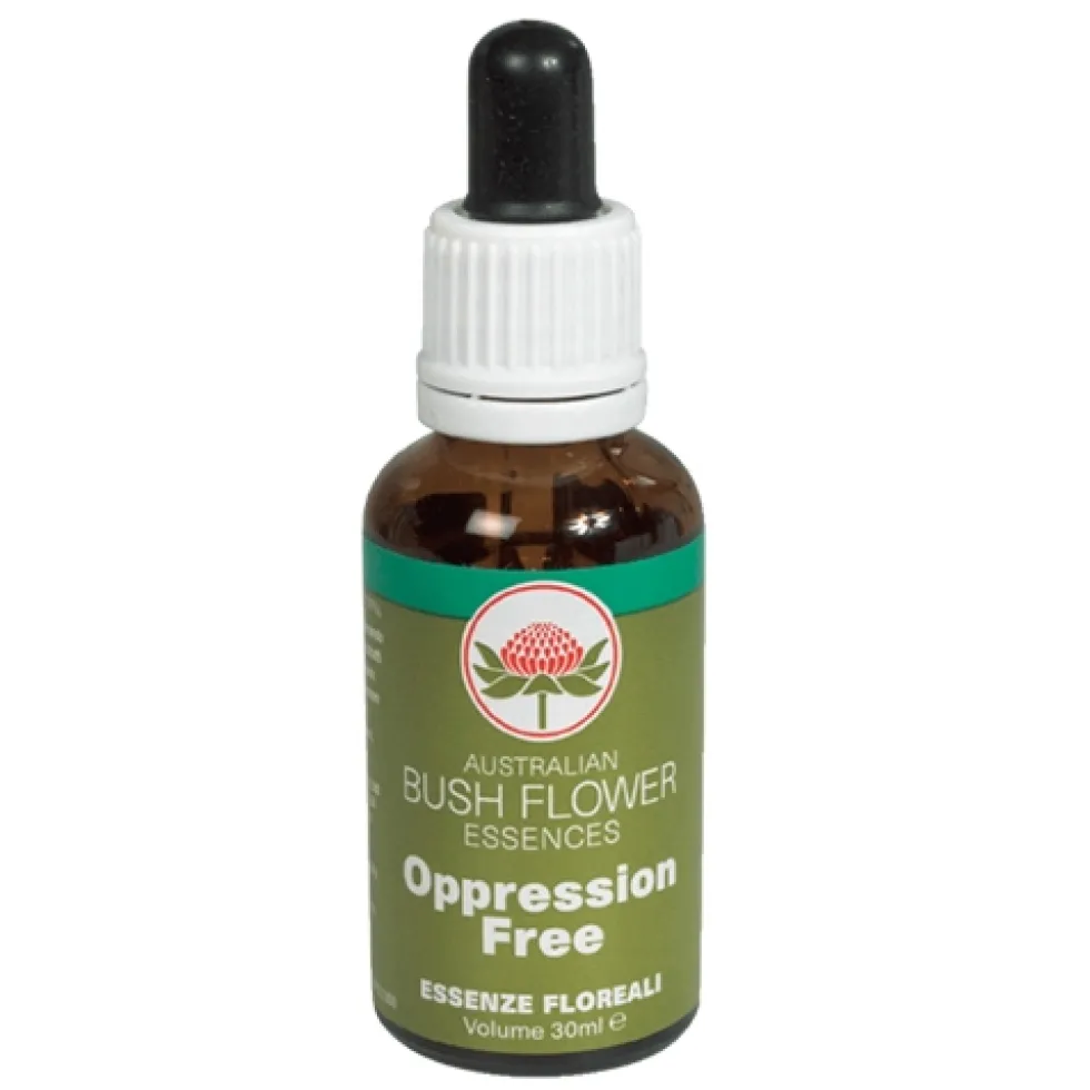 Australian Bush Flower Essences Oppression Free - Essenza floreale per il rilassamento e il sollievo, 30 ml