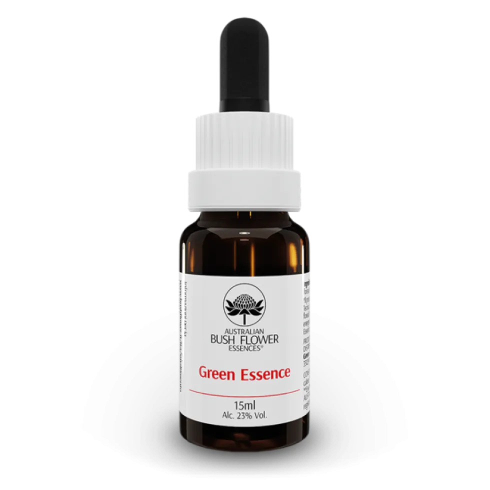 Australian Bush Flowers Green Essence - Essenza floreale per la depurazione dell'organismo, 15 ml