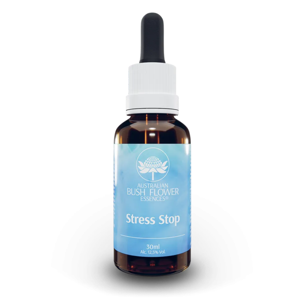 Australian Bush Flower Stress Stop - Essenze floreali contro l'ansia e lo stress, 30 ml