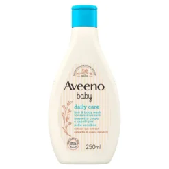 Aveeno Baby Daily Care - Bagnetto corpo e capelli per la pelle sensibile dei bambini, 250 ml