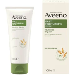 Aveeno Daily Moisturising Crema Idratante Crema Corpo per Pelli da Normali a Secche, 100ml
