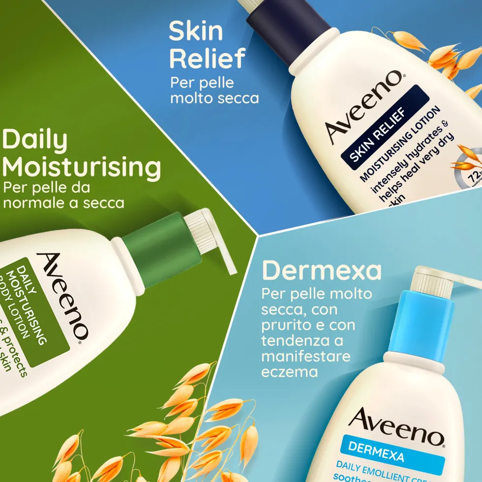 Aveeno Skin Relief - Olio spray per il corpo nutriente per la pelle secca e sensibile, 200 ml