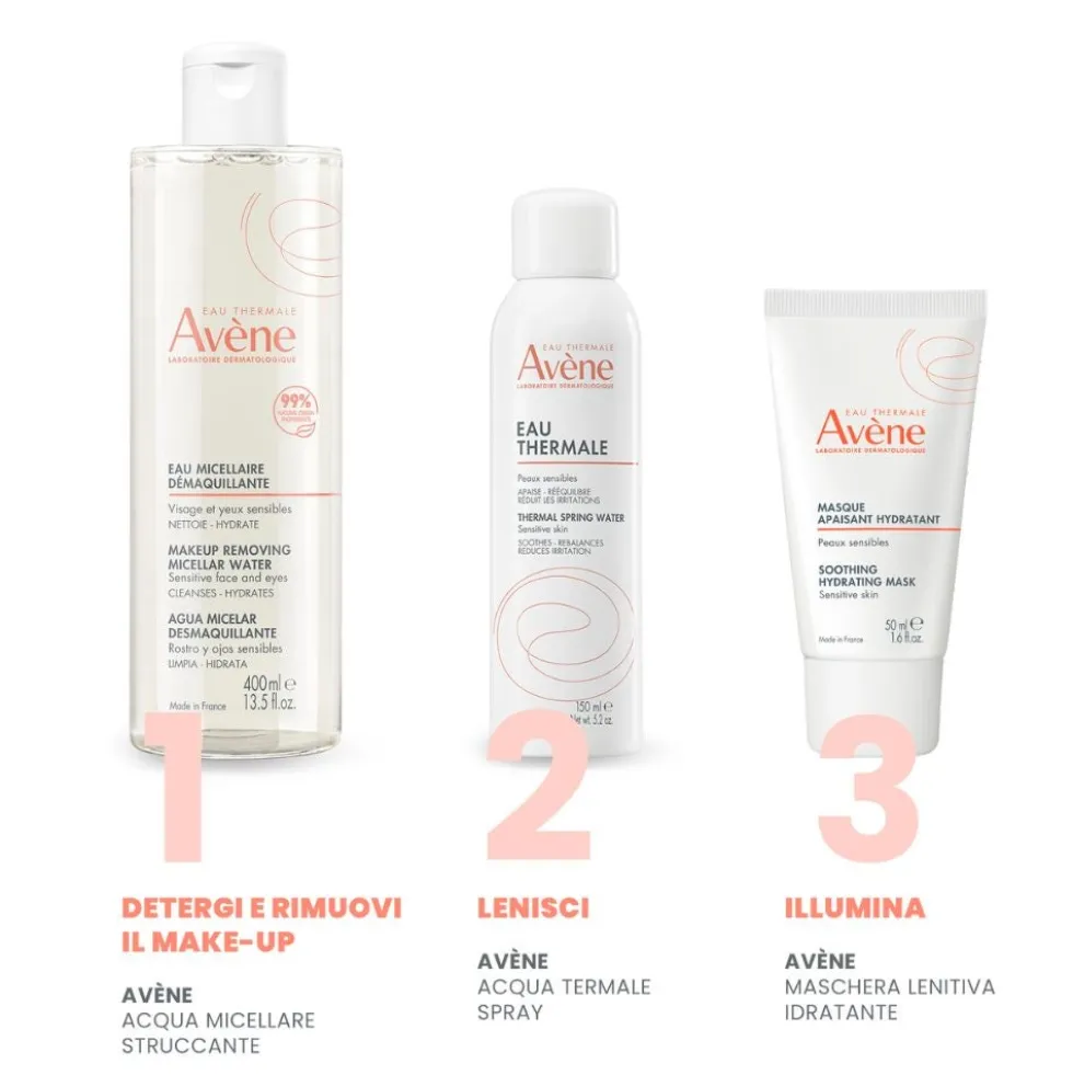 Avène Acqua termale - Spray lenitivo per la pelle sensibile e irritata, 300 ml