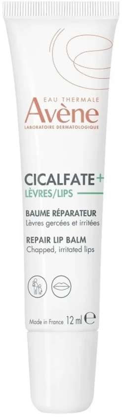 Avène Cicalfate+ Balsamo labbra - Balsamo ristrutturante per le labbra screpolate, 12 ml