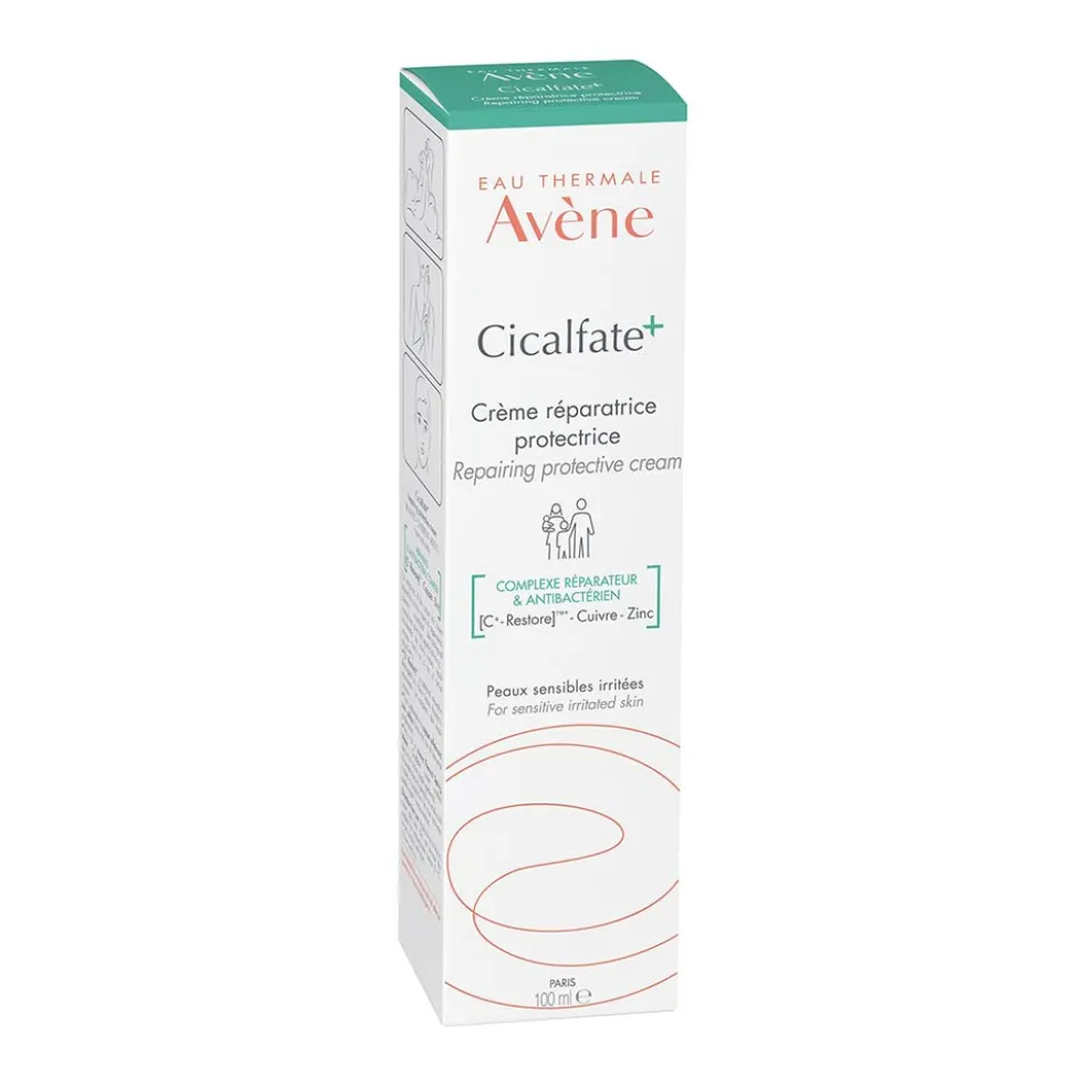 Avène Cicalfate+ - Crema ristrutturante e protettiva per la pelle irritata, 100 ml