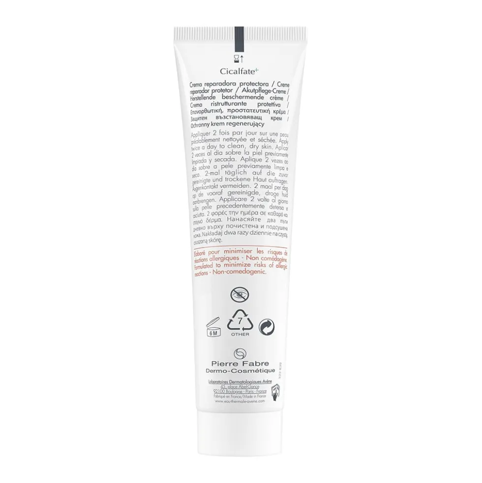 Avène Cicalfate+ - Crema ristrutturante e protettiva per la pelle irritata, 100 ml